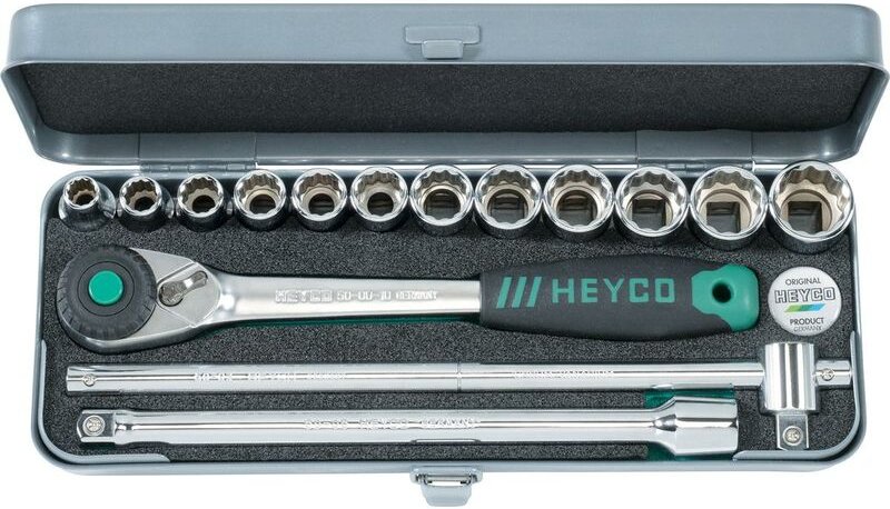 70-1010-AF Steckschlüssel-Garnitur, 15-tlg., 1/2'