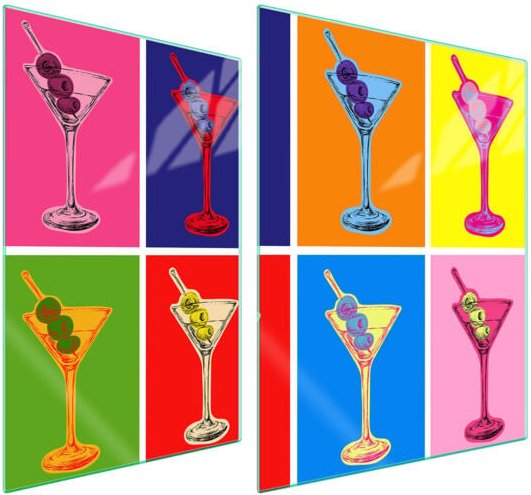 GLASSCHUTZPLATTE FÜR HERD 70x52 FARBIG