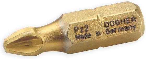 Box mit 5 Schraubendreher-Bits S2, tin, PZ1 Dogher 421-PZ1-5