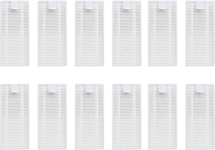 12 stücke für Alpha 2 Pro Roboterstaubsauger Seitenbürste Hepa-Filter