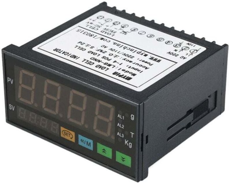 LED-Wiegeanzeige, Wägezellen, 1 bis 4 Eingangssignale