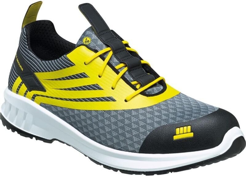 Halbschuh cp 4480, gelb-grau, esd nb S1, Gr.44