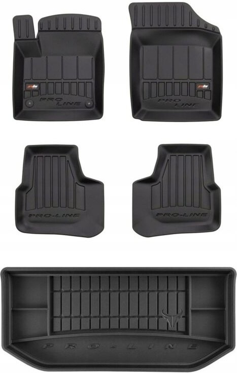 SET 3D Gummimatten VW UP HB ab 2011