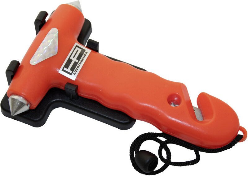 10659 Nothammer Inkl. Halter, Gurtschneider, Glasbrecher (l x b x h) 23.5 x 14 x 3. - Hp Autozubehör