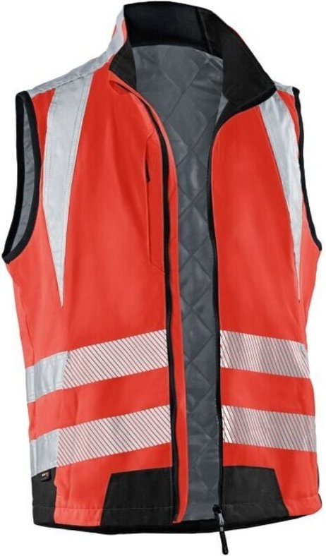 Kübler Weste reflectiq psa 2 7207 warnrot/schwarz Gr.3XL