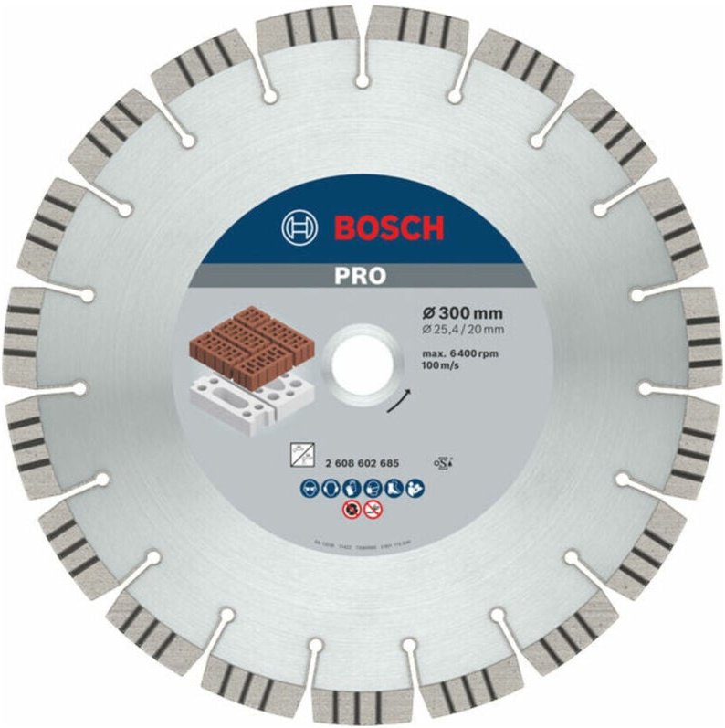 Bosch - Diamanttrennscheibe Best for Abrasive, für Tischsägen, ø 300 mm