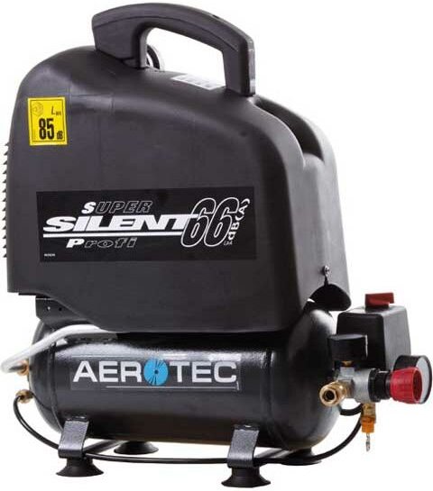 Thumbnail - Aerotec - Kompressor Vento Silent 6 110l/min 8bar 0,7 kW 230 V,50 Hz 6l - 2005210