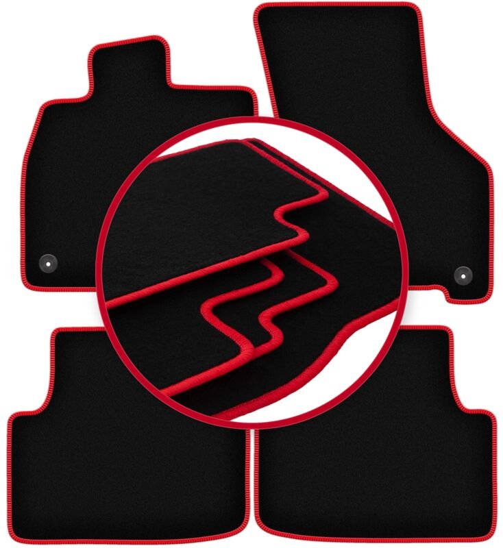 CARLUX-RED Autofußmatten für: Skoda Audi A3 8Y MHEV 0 (2020-)