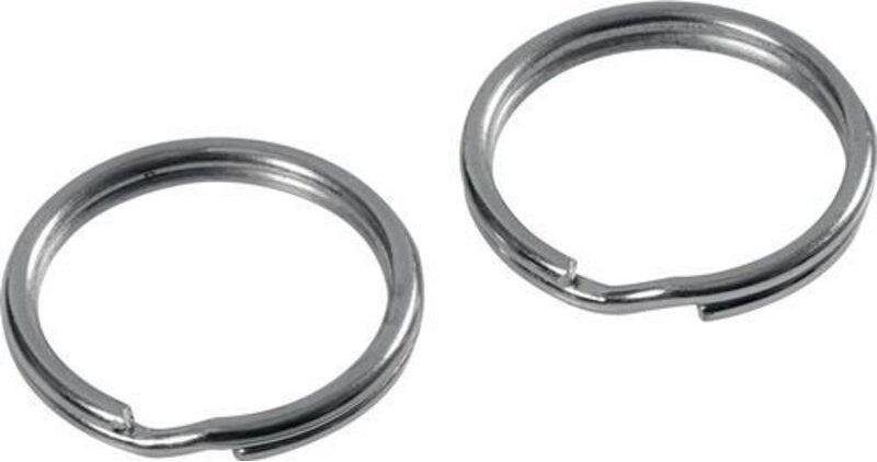 Schlüsselringe Innen-Ø 13,6 mm Außen-Ø 16 mm Stahl vernickelt