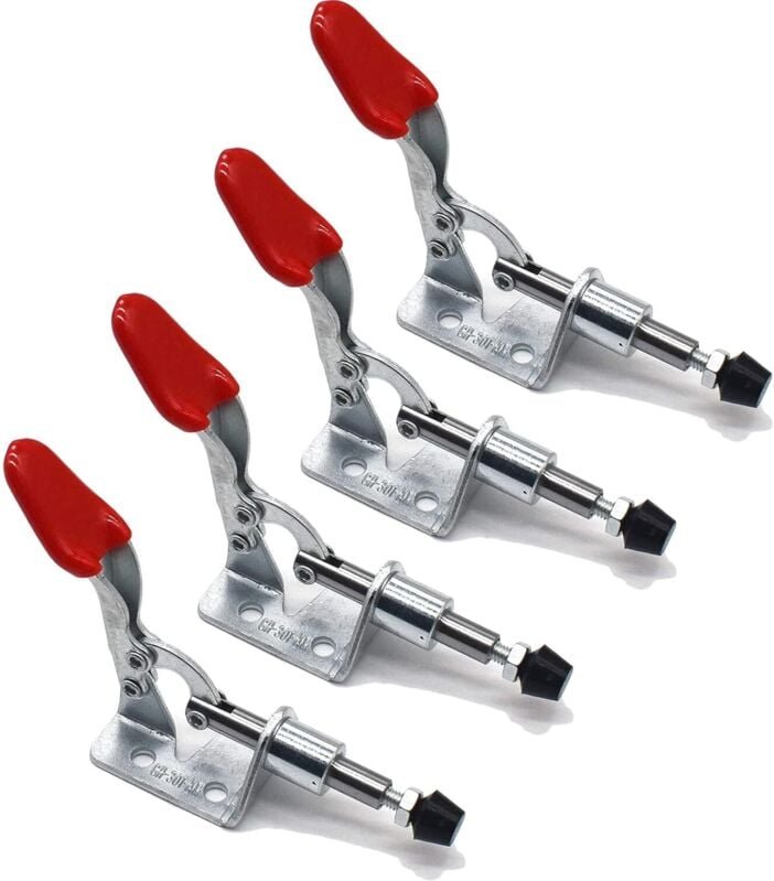 Stück horizontale Klemme, Push-Pull-Handwerkzeug, Schnellspanner, für Maschinenbetrieb, Zimmerei, Schweißen (45 kg Klemm...