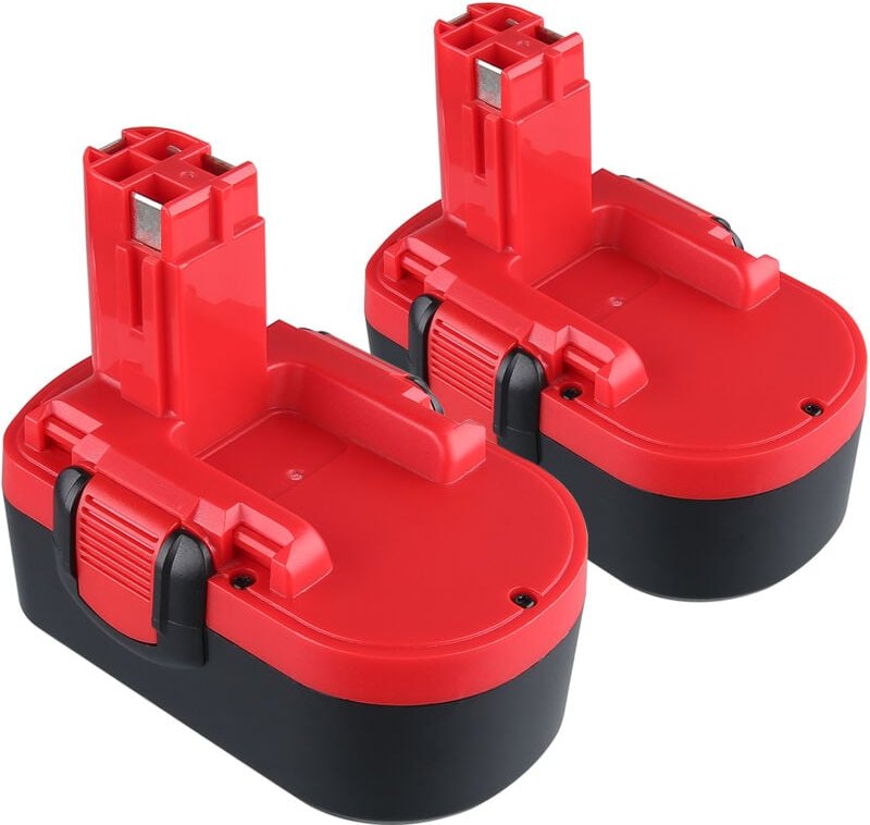 PDstation 2x 4,8Ah BAT181 Akkus kompatibel mit Bosch PSB 18 VE 2, PSR 18 VE-2 Elektrowerkzeug Ersatz für Bosch 260733553...