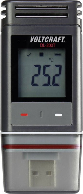 Voltcraft - DL-200 t DL-200T Temperatur-Datenlogger Messgröße Temperatur -30 bis +60 °c pdf Fu