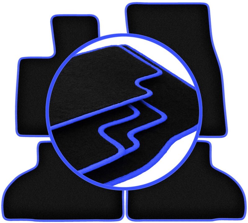 CARLUX-BLUE Autofußmatten für: BMW X5 F15 SUV (2013-)