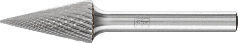 PFERD Hartmetall Frässtift Spitzkegel SKM Ø 12x25 mm Schaft-Ø 6 mm Z4 universal mittel fein