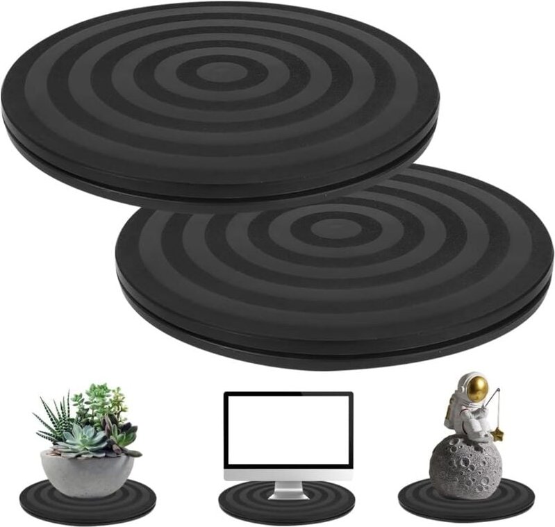 Thumbnail - Stück Universal 360° Drehteller, Manueller Drehteller mit Stahlkugellager, 360 Grad Drehteller mit Stahlkugellager für T...