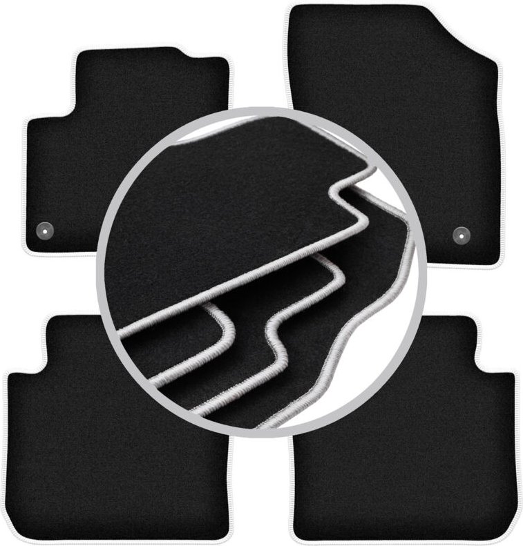 CARLUX-SILVER Automatten für: Citroen C3 Picasso Minivan (2008-2017)