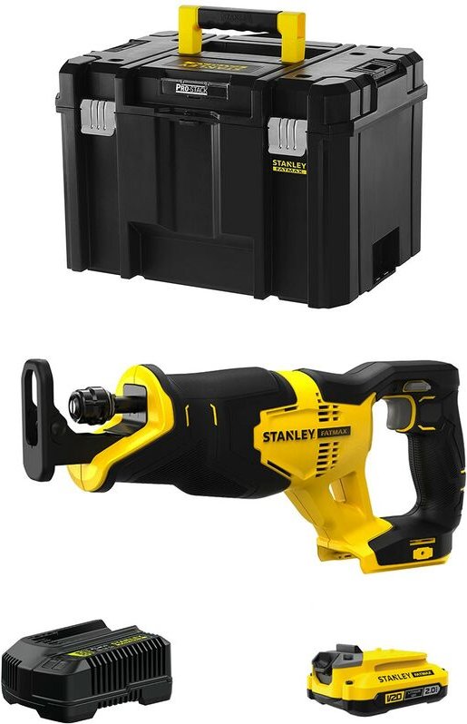 Stanley - Säbelsäge FatMax SFMCS300D1T (1 x 2,0 Ah + Ladegerät + tstak vi)