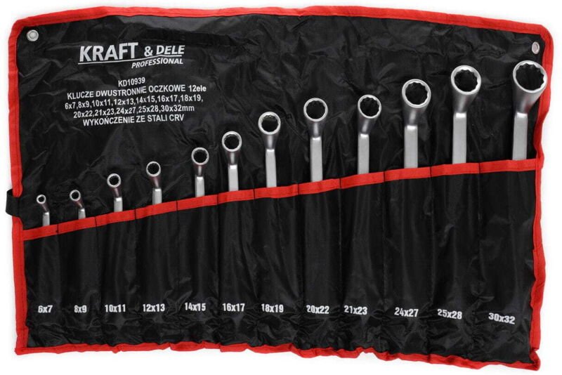 DOPPELRINGSCHLÜSSEL 12-tlg. KD10939