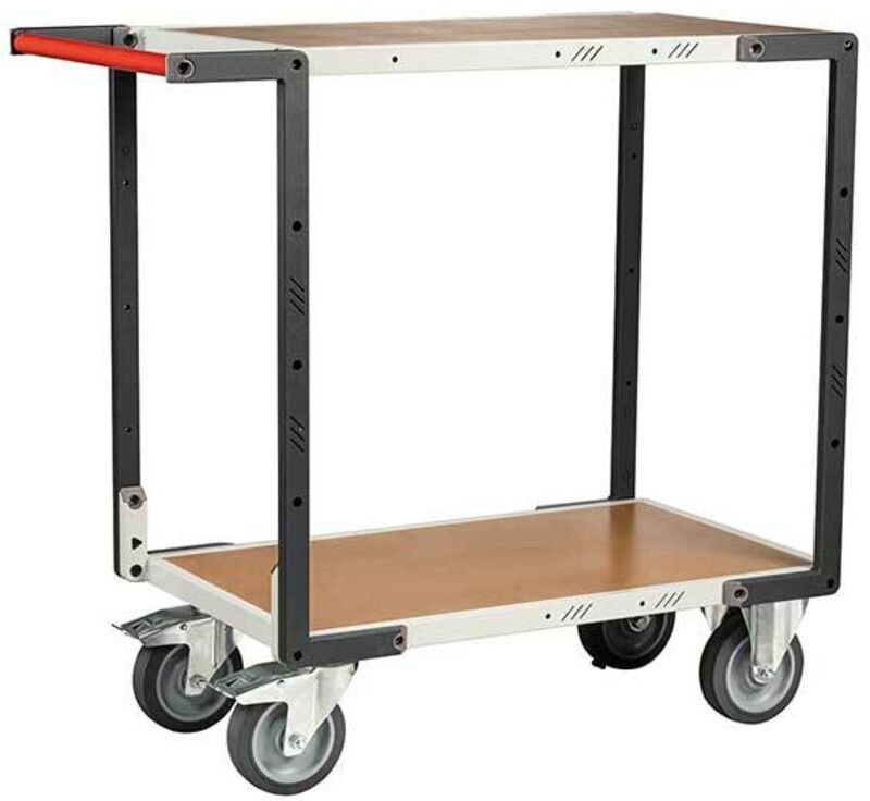 Werkstattwagen zum Zusammenbauen - 2 Platten 850 x 495 mm - Tragkraft 400 kg - 884721242