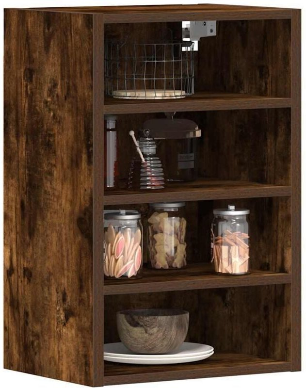 Hängeschrank Riga Räuchereiche 40x29,5x60 cm Holzwerkstoff Vidaxl