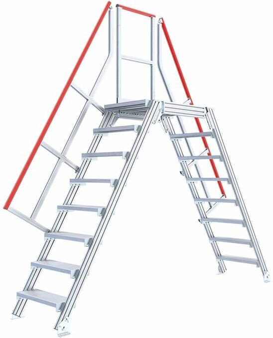 Leiternüberstieg - Schräglage 60° - Breite Stufen : 80cm - 2240/0805