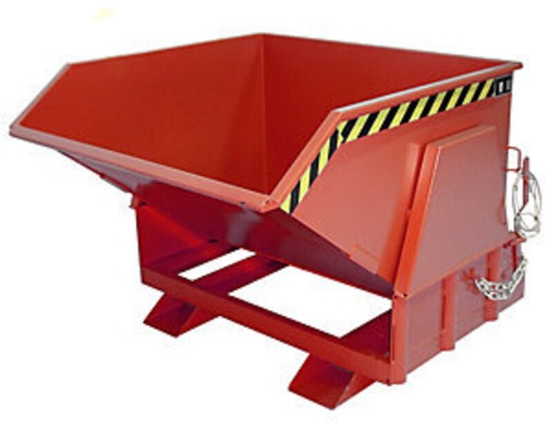 Bauer Kippbehälter BK 120, lackiert, Feuerrot