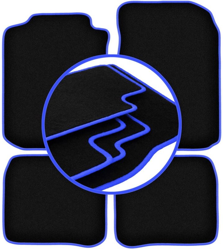 CARLUX-BLUE Autofußmatten für: Toyota Corolla E11 Fließheck (1997-2001)