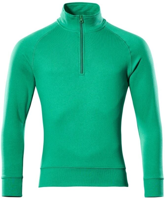 Mascot Sweatshirt NANTES CROSSOVER mit kurzem Reißverschluss, Herren 50611 Gr. XS grasgrün