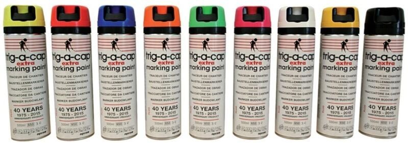 TRIG-A-CAP Baustellenmarkierspray t-a-c extra 500ml gelb fl 12 Stk