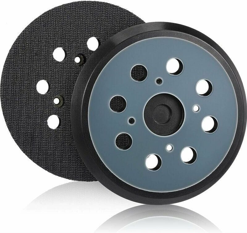 Mumu - 2 Stück 8-Loch-Exzenterschleifer-Ersatzpad, Klett-Schleifpad, kompatibel mit ryobi 30157001018