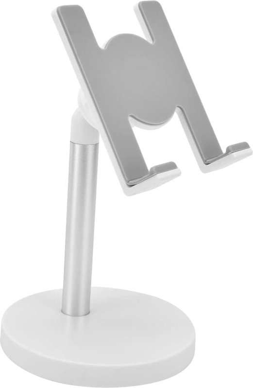 Ahlsen Handyhalter – Handyhalter aus Aluminiumlegierung, Höhe, Desktop-Handyhalter für iOS-Tablet, Silber
