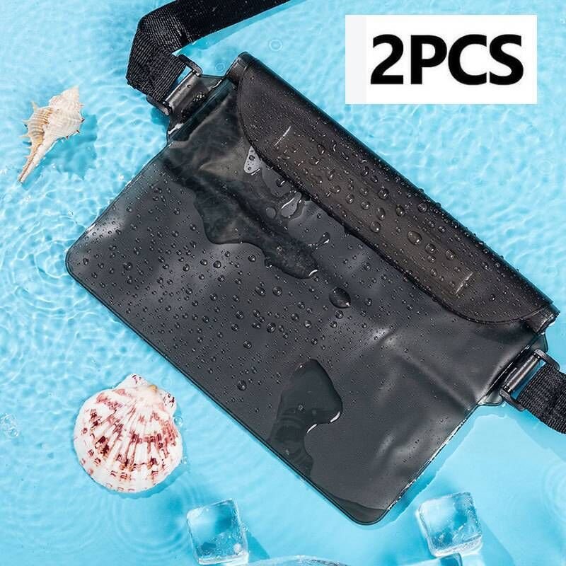 2er-Pack wasserdichte Trockentaschen mit verstellbaren Riemen für Mobiltelefone, Schwimmen, Rafting, Camping und Wandern...