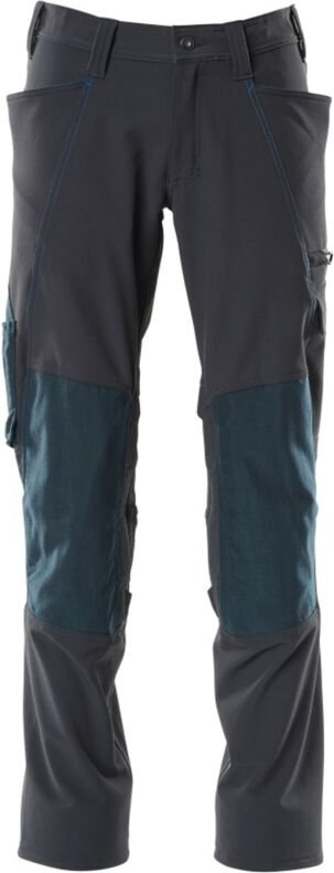Thumbnail - Mascot Hose ACCELERATE mit Knietaschen CORDURA 18079 Gr. 44 schwarzblau