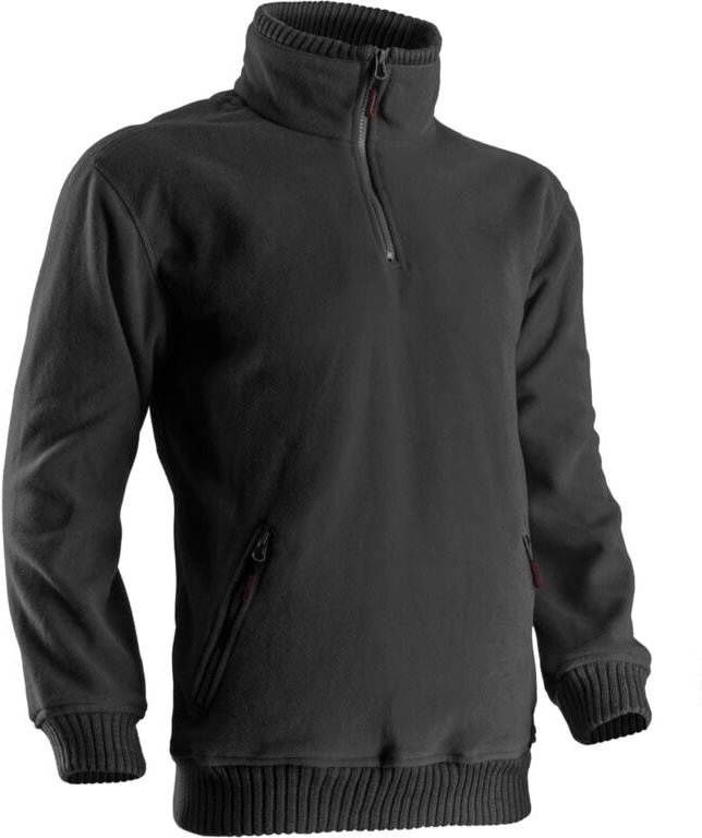 Arbeits-Pullover aus Polarstoff ANGARA - Schwarz 2XL - 56/58