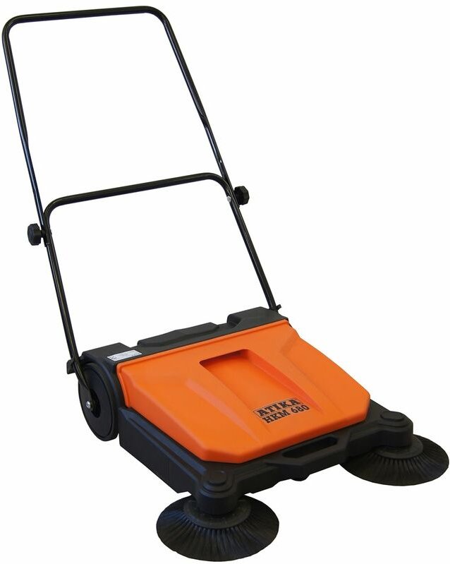 Hkm 680 Handkehrmaschine Kehrmaschine Kehrbesen Arbeitsbreite: 680 mm - Atika