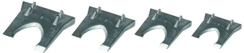 5 verschiedene Krallenecken (Nr. 1 bis Nr. 5) Outifrance