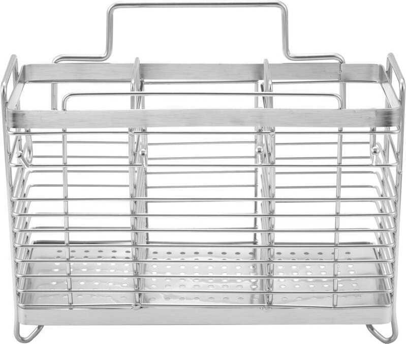 KüChe HäNgen Edelstahl EssstäBchen Besteckhalter Organizer Rack Drainer Lagerung