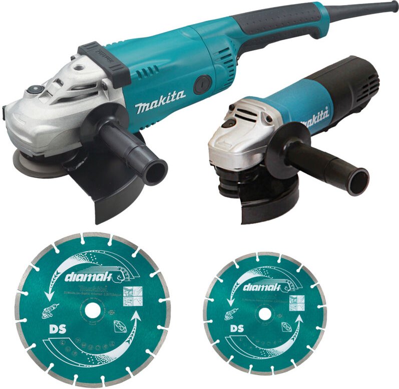 2er-Set Maschinen mit Makita Zubehörsatz - DK0053GX2-P