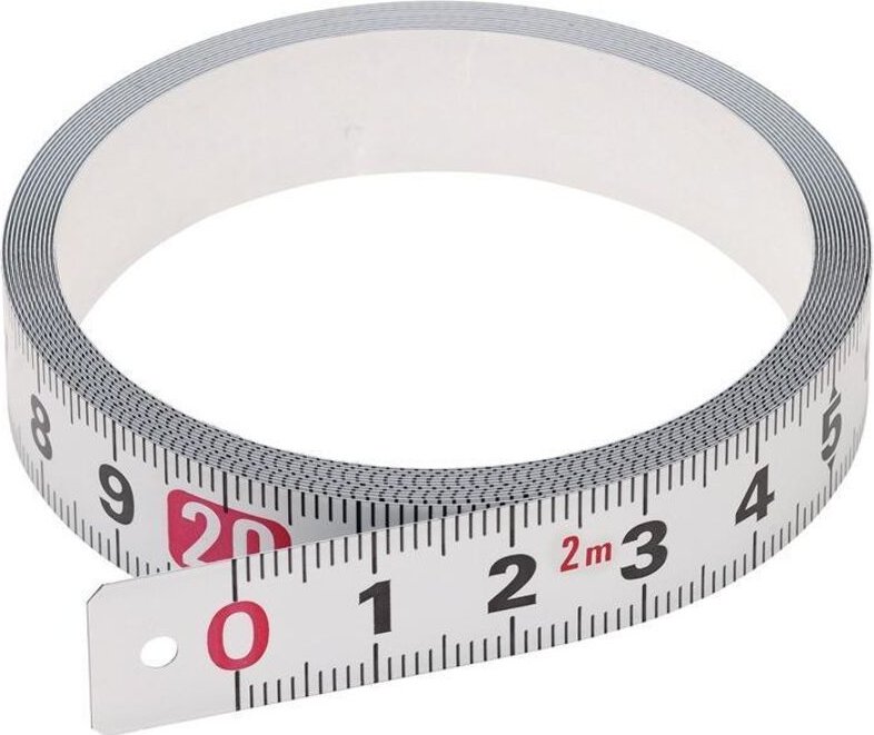 Bandmaß PIT MEASURE Länge 2 m Bandbreite 13 mm selbstklebend