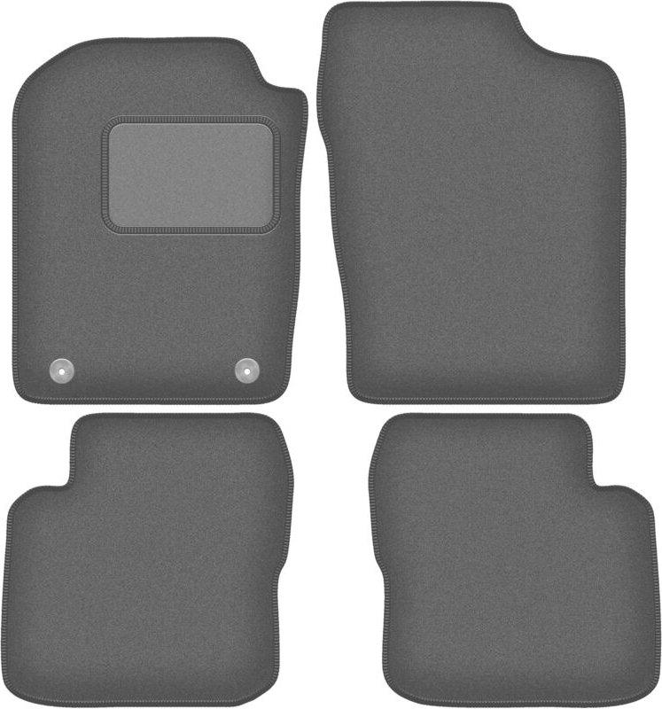 Graphit-Fußmatten für: Daihatsu Cuore VII L276 Schrägheck (2007-)