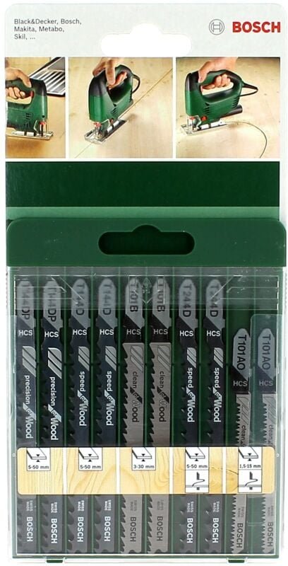 Stichsägeblätter t Holz pro 10 für bosch Stichsäge