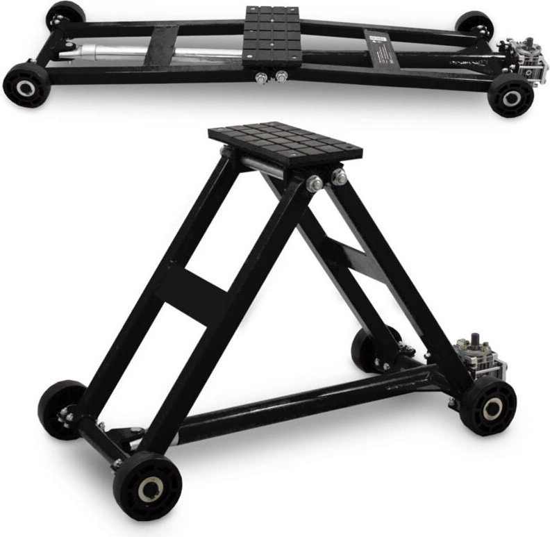 Thumbnail - BITUXX KFZ Scherenlift Scherenwagenheber 2,5T flach Wagenheber 2500 Kg Hubhöhe von 11 cm bis 48 cm inkl. Gummiauflage un...
