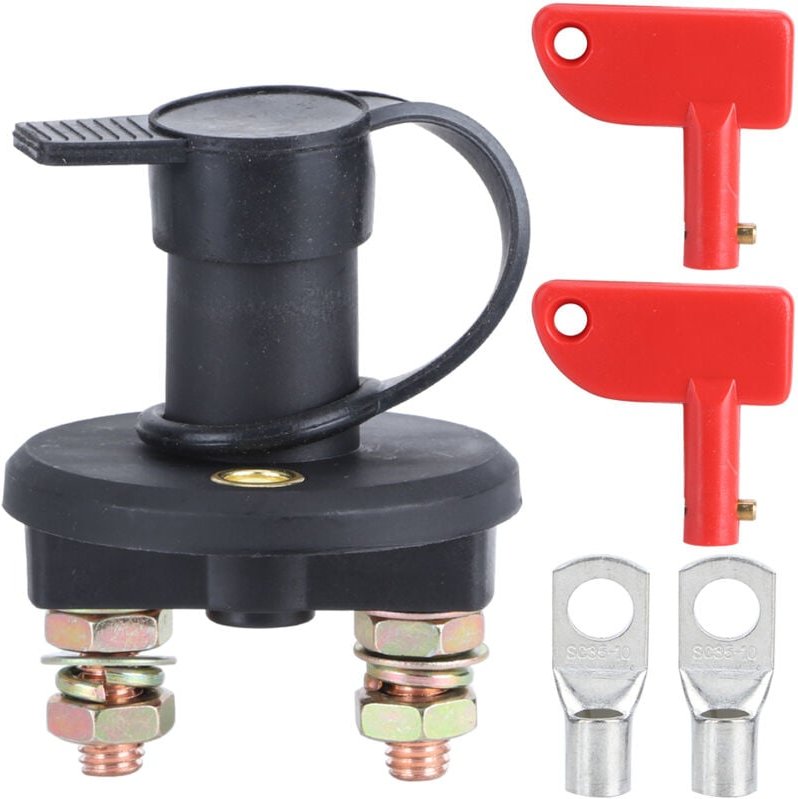 Zoternen - Batterietrennschalter, Stromunterbrechung, Kill-Schalter, 300 a, M10-Schraube für Boots-, atv-, lkw- und Auto...