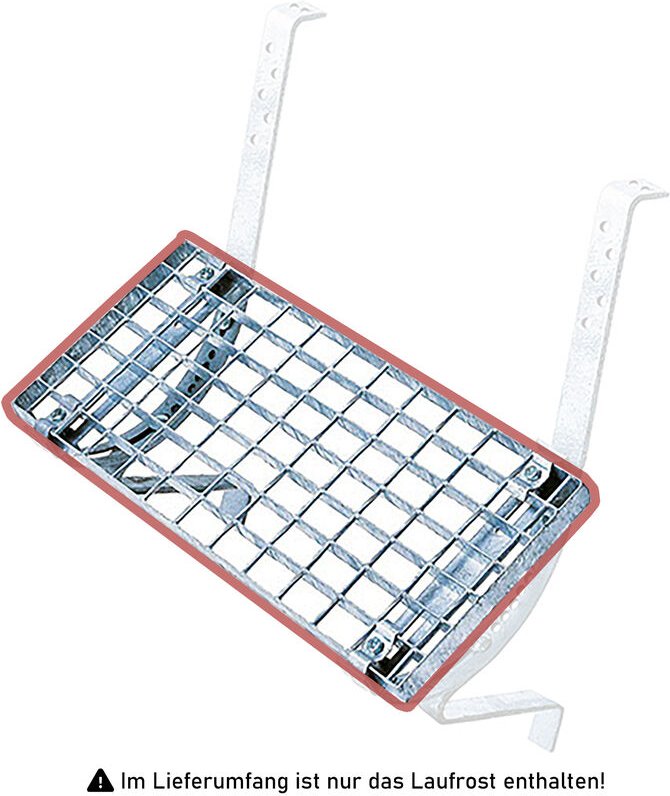 Iller Laufrost, Trittrost 60x25cm kupferbraun