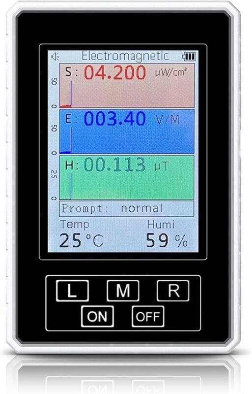 Hochpräziser professioneller Kernstrahlungsdetektor, Radioaktivitätsdetektor, Beta-Gamma-Röntgen-Datenlogger, Marmor für...
