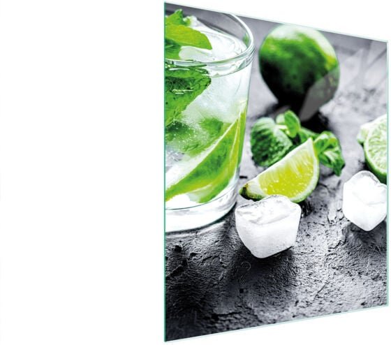 Glasschneidebrett 45x52 Limette