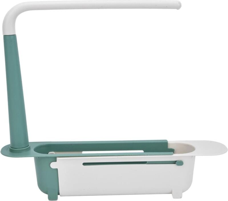 Ersandy - Teleskop-Spülbeckenregal, Teleskop-Spülbecken-Aufbewahrungsregal, Länge frei, große Kapazität, pp, erweiterbar...