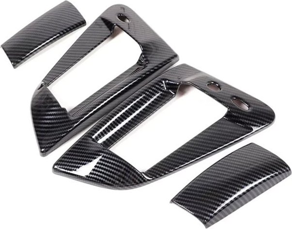 Thumbnail - Tlily - Für 370Z Z34 2009-2020 abs Carbon Fiber Außentür Pull Griff Panel Trim Abdeckung Auto Nachrüstung Zubehör