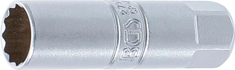 Bgs Technic - Zündkerzen-Einsatz Zwölfkant Antrieb Innenvierkant 10 mm (3/8') sw 14 mm