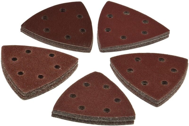 Schleifdreiecke-Set, 93x93x93 mm, 50-tlg. - Chilitec